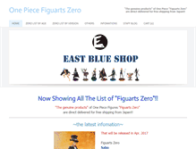 Tablet Screenshot of onepiecefiguartszero.com